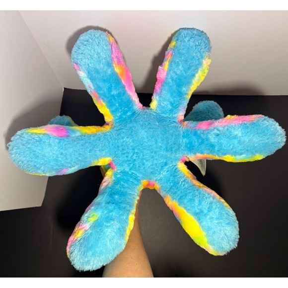 Build A Bear BAB Octopus Rainbow Tie Dye Stuffed Soft Animal Plush Toy - Picture 9 of 13